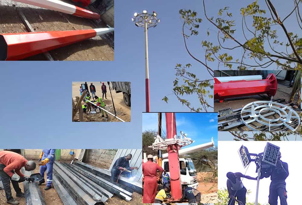 Industrial lighting solutions for stadiums in Kenya