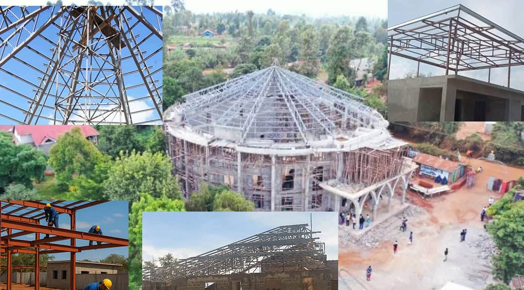 Structural steel framework for buildings in Kenya